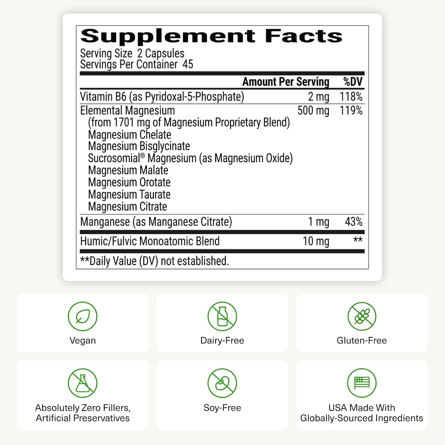 BIOptimizers Magnesium Breakthrough – 7 Forms of Magnesium Supplement for Sleep & Cognitive Support