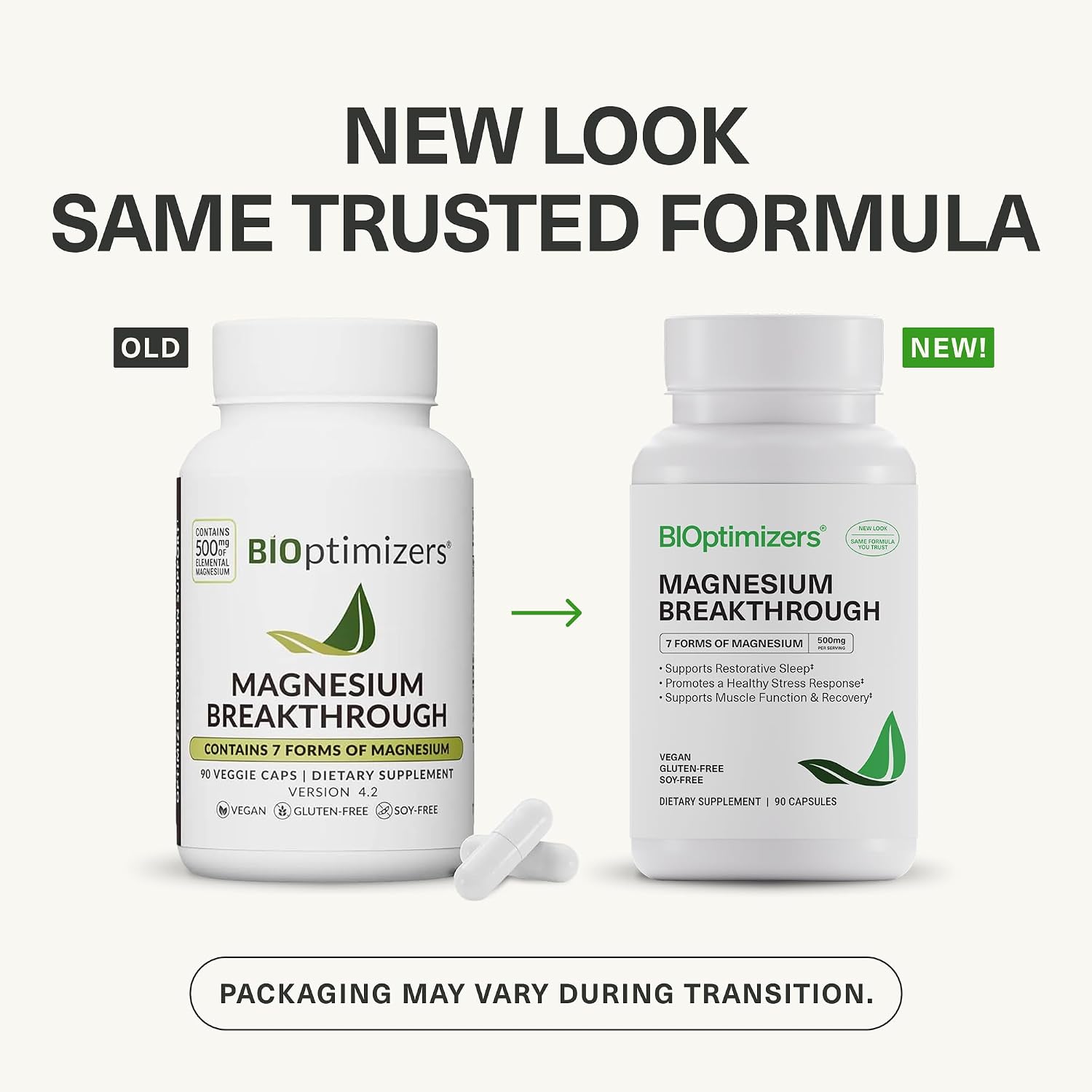 BIOptimizers Magnesium Breakthrough – 7 Forms of Magnesium Supplement for Sleep & Cognitive Support