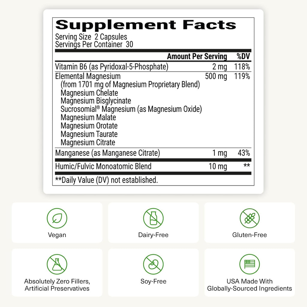 BIOptimizers Magnesium Breakthrough – 7 Forms of Magnesium Supplement for Sleep & Cognitive Support