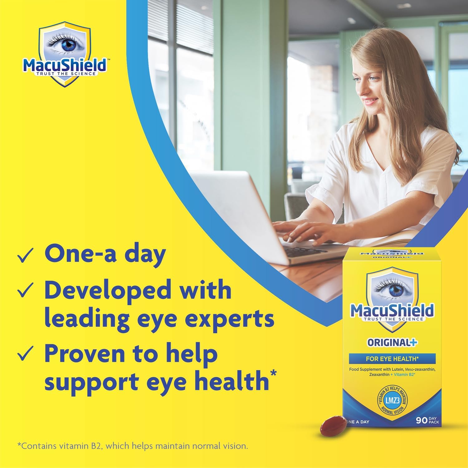 MacuShield Original + For Eye Health 90 Capsules