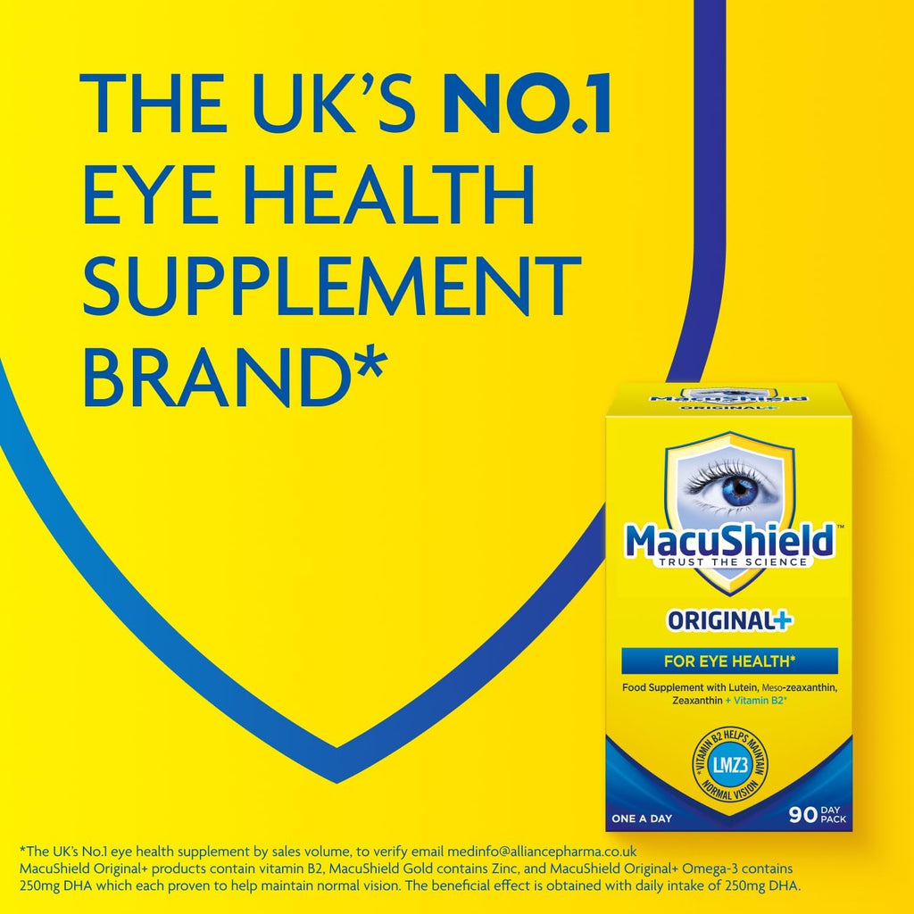 MacuShield Original + For Eye Health 90 Capsules