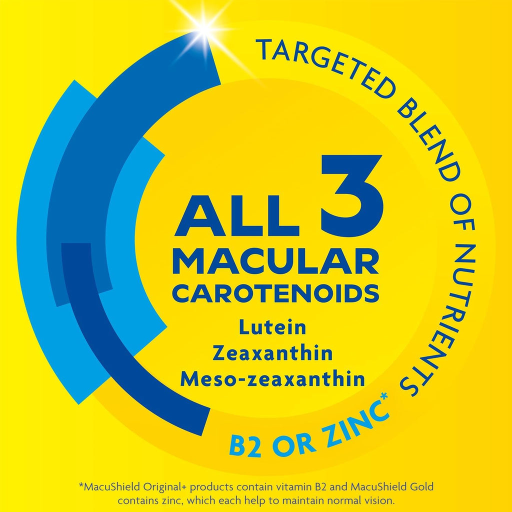 MacuShield Original + For Eye Health 90 Capsules