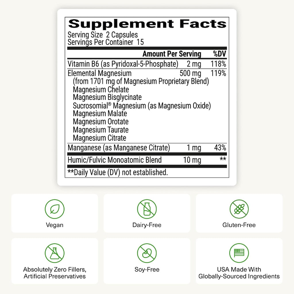 BIOptimizers Magnesium Breakthrough – 7 Forms of Magnesium Supplement for Sleep & Cognitive Support